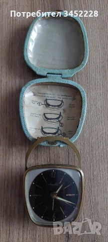 часовник механичен Германия за ценители , снимка 4 - Антикварни и старинни предмети - 53304087