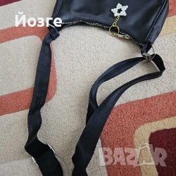 Практична черна чанта за всеки ден, снимка 3 - Чанти - 53847585