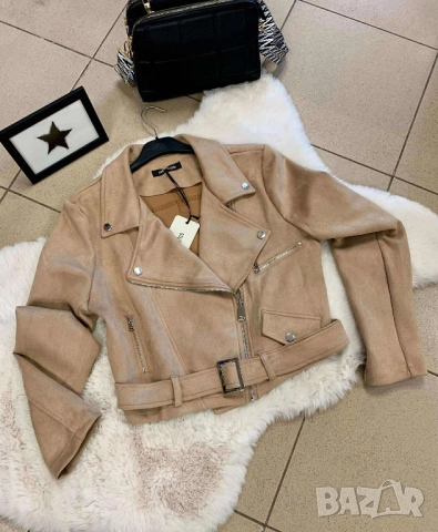 къси велурени якенца , снимка 2 - Якета - 51693801