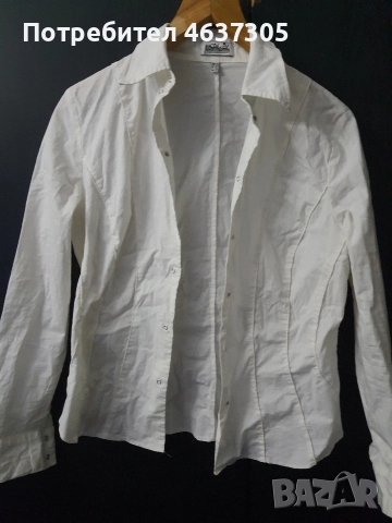 маркова ластична бяла риза 