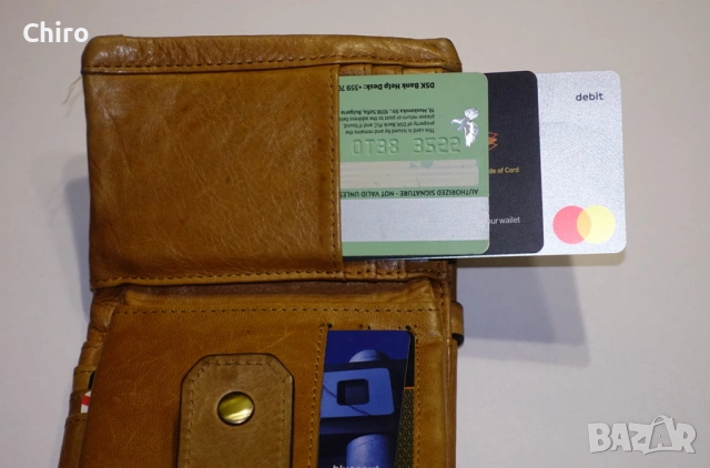 Ново: дистанционна RFID-защита за кредитни/дебитни  карти, снимка 5 - Портфейли, портмонета - 53307143