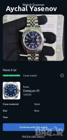 Rolex Datejust 41 Blue Dial - Пълен Комплект, снимка 9 - Мъжки - 53829086