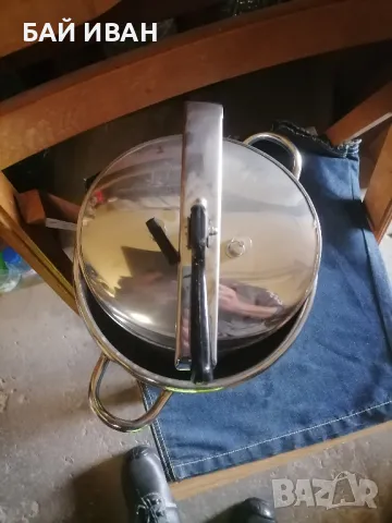 ЧИСТО НОВА ТЕНДЖЕРА ПОД НАЛЯГАНЕ , снимка 5 - Уреди за готвене на пара - 50417954