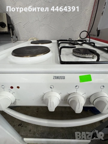 Готварска комбинирана печка ZANUSSI , снимка 2 - Печки, фурни - 53417173