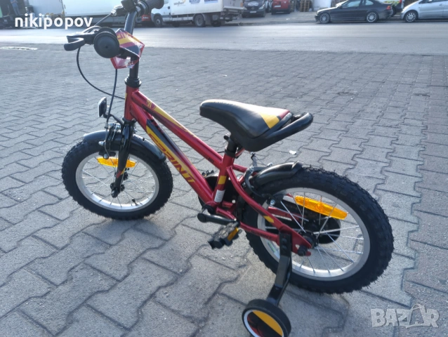 SPRINT Велосипед 14" CASPER червен, снимка 6 - Велосипеди - 53759110