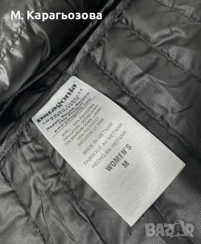 Дамско пухено яке Patagonia Down Shirt Jacket, Размер М, снимка 6 - Якета - 52958216