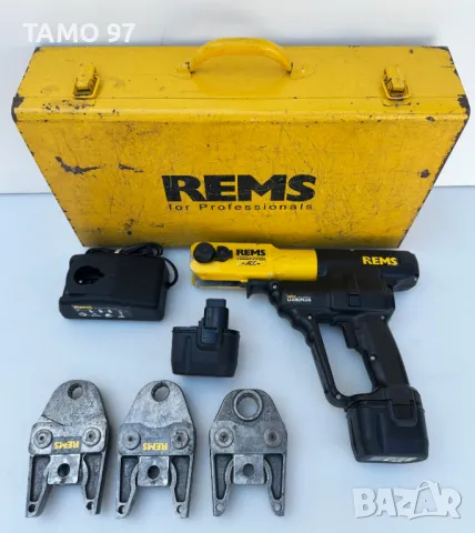 REMS Akku-Press ACC - Акумулаторна радиална преса 2x14.4V 3.0Ah комплект!, снимка 1