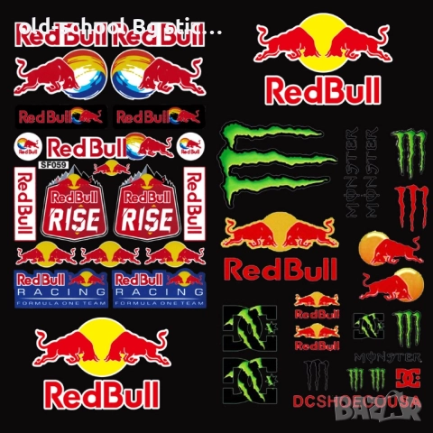 Стикери Red Bull (A4), снимка 2 - Други - 47136268