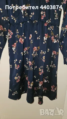 Сатенена рокля , снимка 4 - Рокли - 49696212