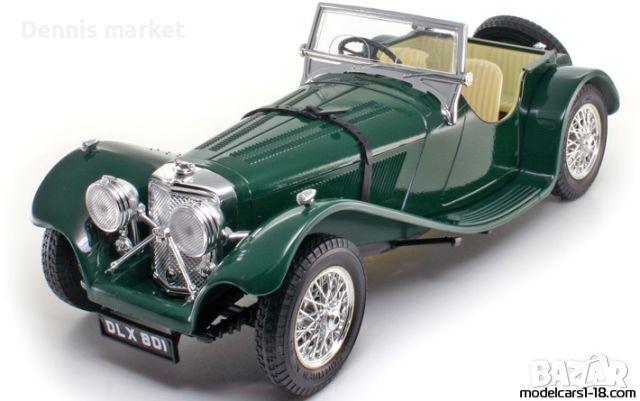 Колекционерскa кола Jaguar SS100 / 1/18, снимка 1 - Колекции - 45223023