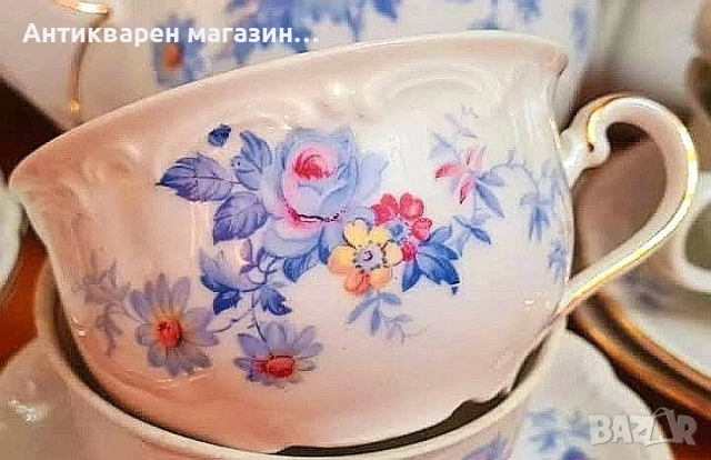 Прекрасен сервиз за кафе / чай за 12 души - Triptis, Germany,  , снимка 4 - Сервизи - 53809367