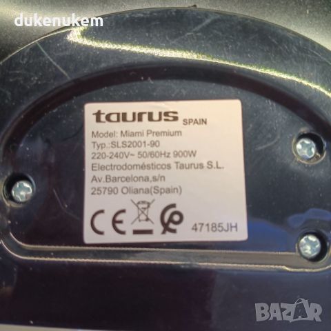 Електрически грил Taurus Miami Premium 900W, снимка 12 - Скари - 46034308