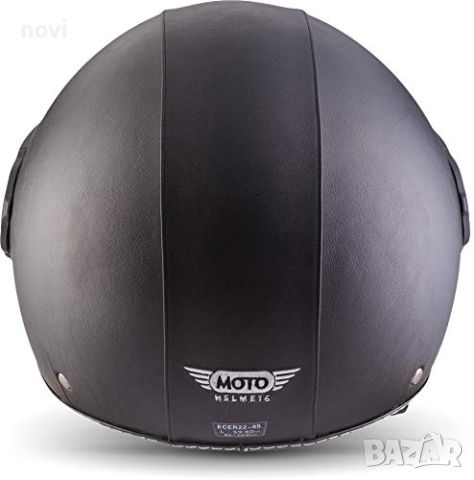 MOTO Helmets H44, S, каска за мотопед, скутер, веспа, vespa, мотор, снимка 3 - Аксесоари и консумативи - 46245631