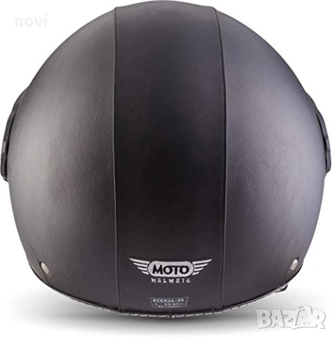 Moto Helmets H-44, каска за мотопед, мотор, скутер,Веспа,Vespa, снимка 5 - Аксесоари и консумативи - 53849791