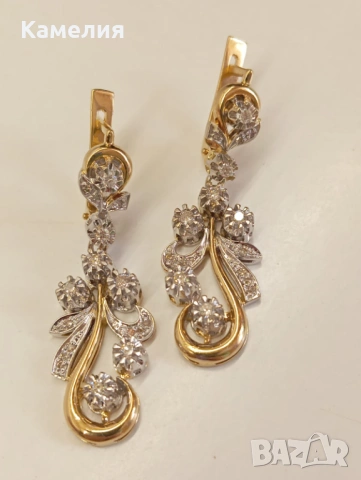 Руско злато , снимка 2 - Обеци - 54205003