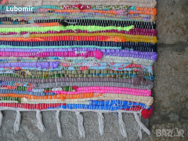 Килим Мултиколор - модерен арт дизайн ! - 100% памук !, снимка 5 - Килими - 53560807