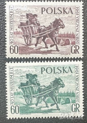 Пощенски марки Полша 1960-1968 , снимка 5 - Филателия - 46288872