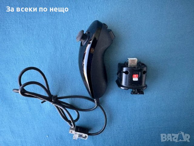 Оригинален Nunchuk контролер за Nintendo WII , нънчък + Nintendo Wii Motion Plus, снимка 3 - Аксесоари - 47903695