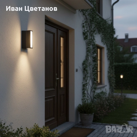 Висококачествена LED стенна лампа Luna Lighting – 11W, 3000K, 300 lm