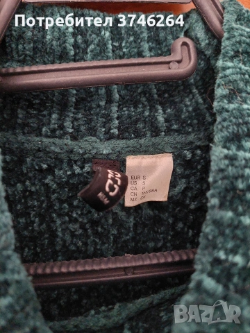 Зелен пуловер H&M, снимка 2 - Блузи с дълъг ръкав и пуловери - 53645564