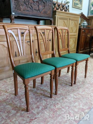 6 броя трапезни столове от черешов масив , снимка 1 - Столове - 46024070
