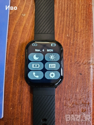 Smart Watch Black / Смарт часовник. Чисто нов., снимка 4 - Смарт часовници - 52361531