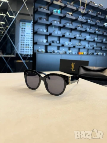 очила с черен обикновен калъф и ув защита ysl saint laurent versace celine , снимка 4 - Слънчеви и диоптрични очила - 50761706