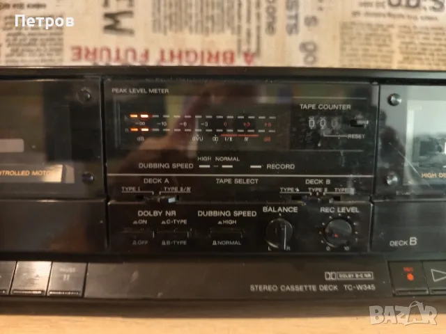 Дек"SONY"TC-W345, снимка 3 - Декове - 48915175