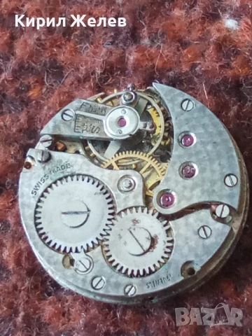 Механизъм с циферблат от стар ръчен часовник 51413, снимка 8 - Мъжки - 52252877