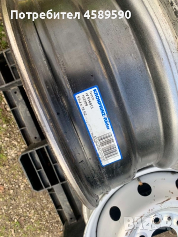 Оригинална джанта 16цола ЕТ68 6x125 за бус/камион Iveco Daily(2006-2025), eDaily(2022-2025). Джантит, снимка 8 - Гуми и джанти - 52732967