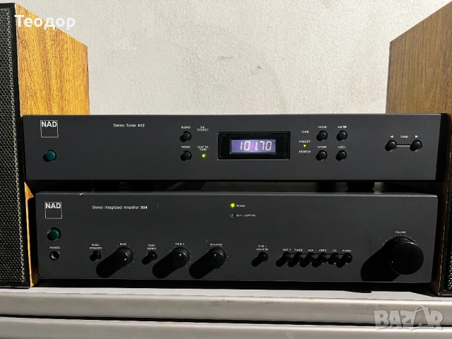 Усилвател NAD 304 и Тунер NAD 412, снимка 2 - Аудиосистеми - 53030971