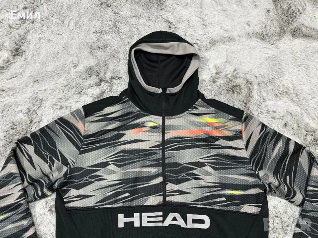 Мъжко худи Head Slider Hoodie Camo, Размер M, снимка 2 - Суичъри - 47184673