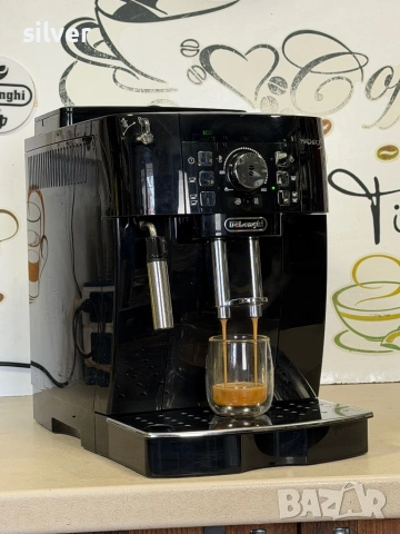 Кафемашина кафе автомат delonghi magnifica S с гаранция, снимка 3 - Кафемашини - 53941666