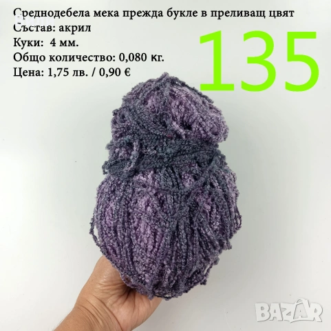 Евтини прежди в малки количества - нови и остатъци, снимка 11 - Други - 52042357