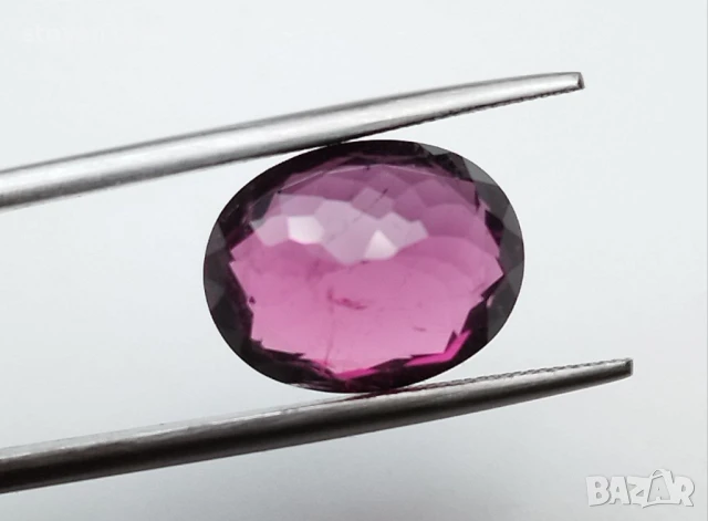 Рубелит турмалин с прекрасен виолетово червен цвят 5.12кт.! Нов! , снимка 9 - Други - 43905675