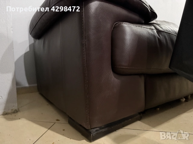 Италиански кожен диван, снимка 2 - Дивани и мека мебел - 54083838