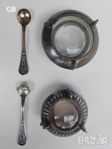 Ретро съдове за хайвер, хайверници, снимка 5 - Аксесоари за кухня - 53395388