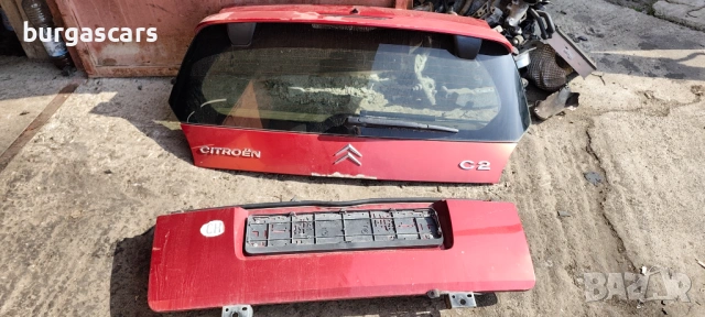 Заден капак багажник Citroen C2 1.1 - 60 к.с. 2006г, снимка 5 - Части - 53877435