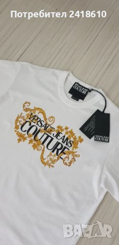 Versace Jeans Couture Cotton Regular Fit Mens Size M НОВО! ОРИГИНАЛ! Мъжка Тениска!