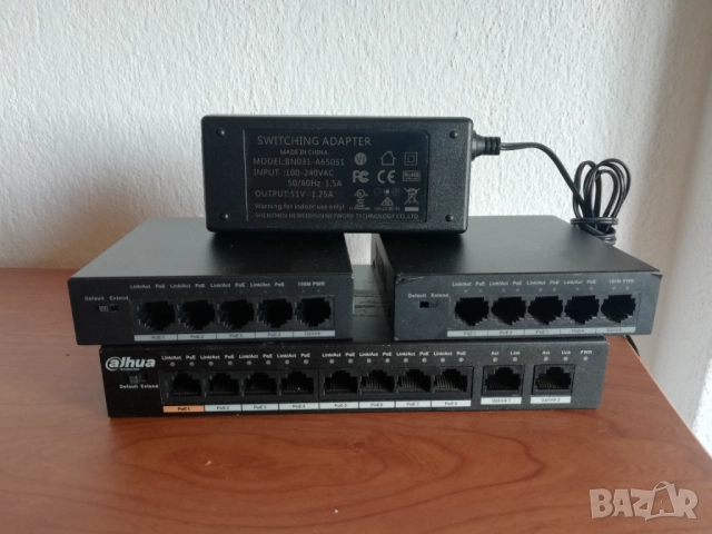 Dahua POE switch 3 броя, снимка 2 - Суичове - 52146535