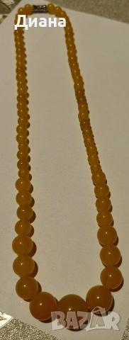 Колиета от висококачествен,естествен кехлибар, снимка 6 - Колиета, медальони, синджири - 20414788