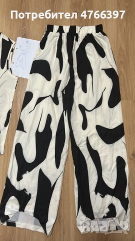 Комплект лято потник с панталон  елегантен, снимка 3 - Комплекти - 53847238