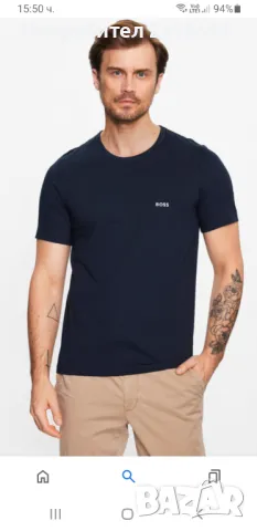 Hugo Boss  Cotton Mens Size M НОВО! ОРИГИНАЛНА Мъжка Тениска!, снимка 2 - Тениски - 47029060