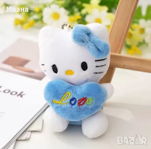 Плюшена играчка Hello Kitty ключодържател/мек ключодържател Кити, снимка 4 - Плюшени играчки - 48488573