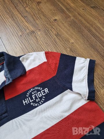 Страхотна мъжка тениска TOMMY HILFIGER размер L, снимка 4 - Тениски - 46360732