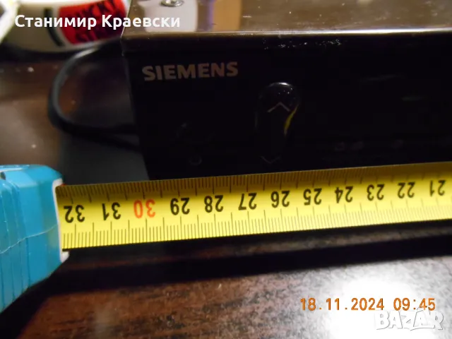 SIEMENS RG 389 Radio Clock Alarm - vintage 94, снимка 12 - Други - 48530730