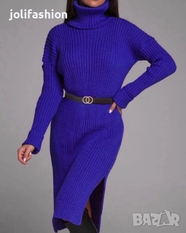 Дълги плетени рокли, снимка 4 - Рокли - 31224862