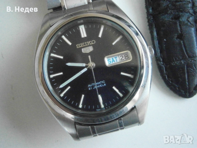 SEIKO 5, Automatic, 7s26, 21 jewels, Japan, Буквално нов часовник!ТОП!, снимка 10 - Мъжки - 53654111