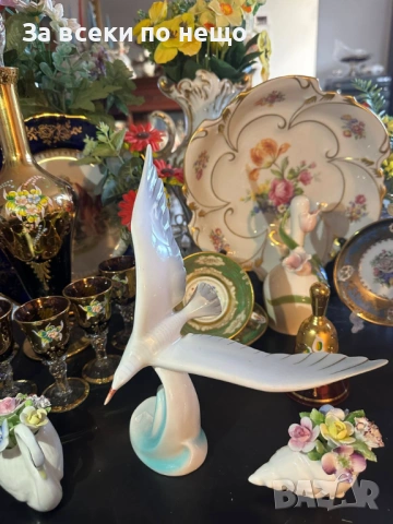 Hollóháza Hungary  Circa 1960 “ Гларусът” Код P1932, снимка 5 - Декорация за дома - 53731490