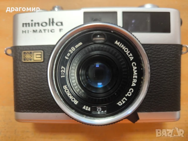 MINOLTA HI-MATIC F, снимка 4 - Фотоапарати - 50694922